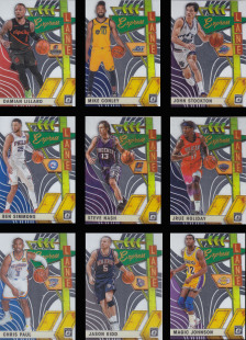 NBA球星卡panini1920Optic快车道特卡利拉德本西蒙斯纳什拉塞尔