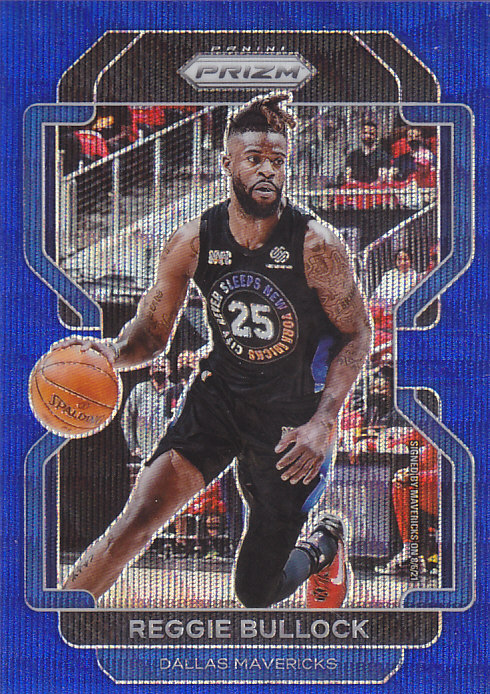 NBA球星卡2122Prizm普卡蓝波纹折凑套#180雷吉布洛克