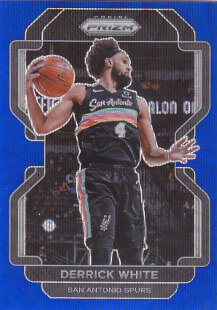 NBA球星卡2122Prizm普卡蓝波纹折凑套#19德里克怀特