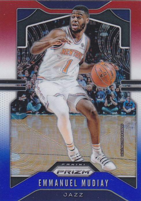 nba帕尼尼球星卡prizm1920普卡三色折射凑套#176伊曼纽尔-穆迪埃