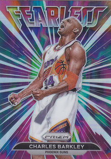 NBA球星卡Prizm2122特卡银折Fearless凑套#19巴克利