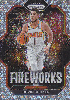 NBA球星卡Prizm2223特卡Fireworks凑套泡泡折#6德文布克