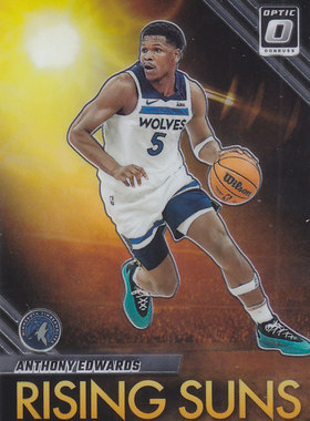 NBA球星卡Optic2324日出特卡凑套#5爱德华兹