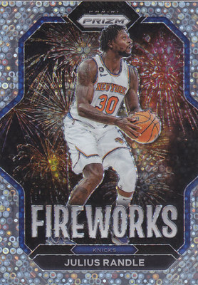 NBA球星卡Prizm2223特卡Fireworks凑套泡泡折#22兰德尔