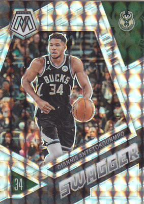 NBA球星卡2223Mosaic特卡Swagger马赛克凑套#2字母哥