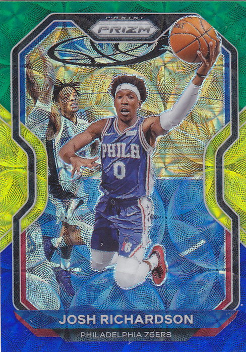 NBA球星卡帕尼尼2021Prizm黄瓜三色折凑套#136约什理查德森