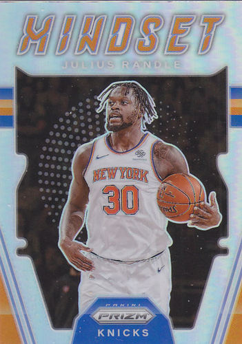 NBA帕尼尼球星卡Prizm2122特卡Mindset银折凑套#15朱利叶斯兰德尔
