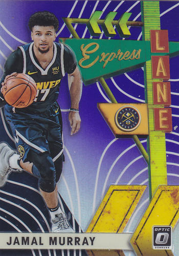 NBA球星卡panini1920Optic快车道紫折特卡#24贾马尔穆雷