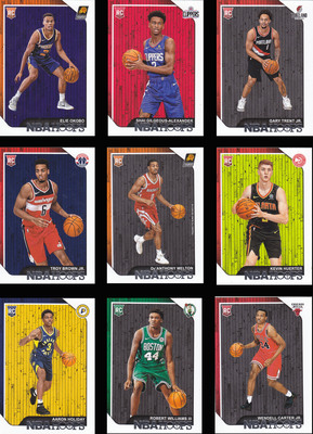 NBA球星卡帕尼尼1819Hoops新秀普卡凑套No261-280