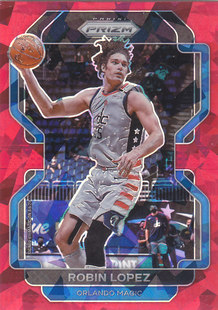NBA球星卡2122Prizm红碎冰凑套#34罗宾洛佩兹