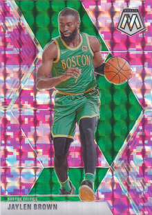 NBA球星卡1920普卡马赛克粉折射凑套 凯尔特人 89杰伦布朗