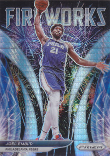 NBA球星卡Prizm2122特卡Fireworks凑套Hyper折#13恩比德