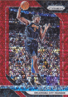 NBA球星卡1819Prizm红泡泡折125编凑套#89杰拉米格兰特