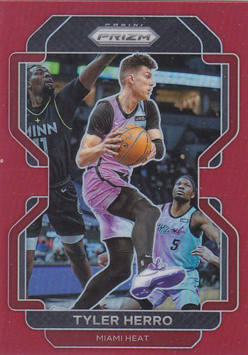 NBA球星卡2122Prizm普卡红折射299编凑套#227泰勒希罗
