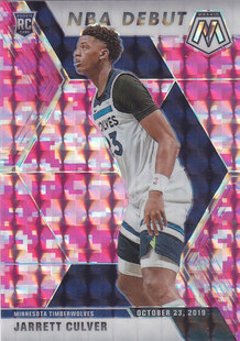 NBA球星卡1920普卡马赛克新秀首秀粉折射凑套#263卡尔弗