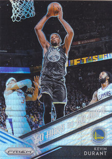 5杜兰特 NBA球星卡1819Prizm特卡GoHardHyper折凑套