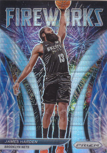 NBA球星卡Prizm2122特卡Fireworks凑套Hyper折#14詹姆斯哈登
