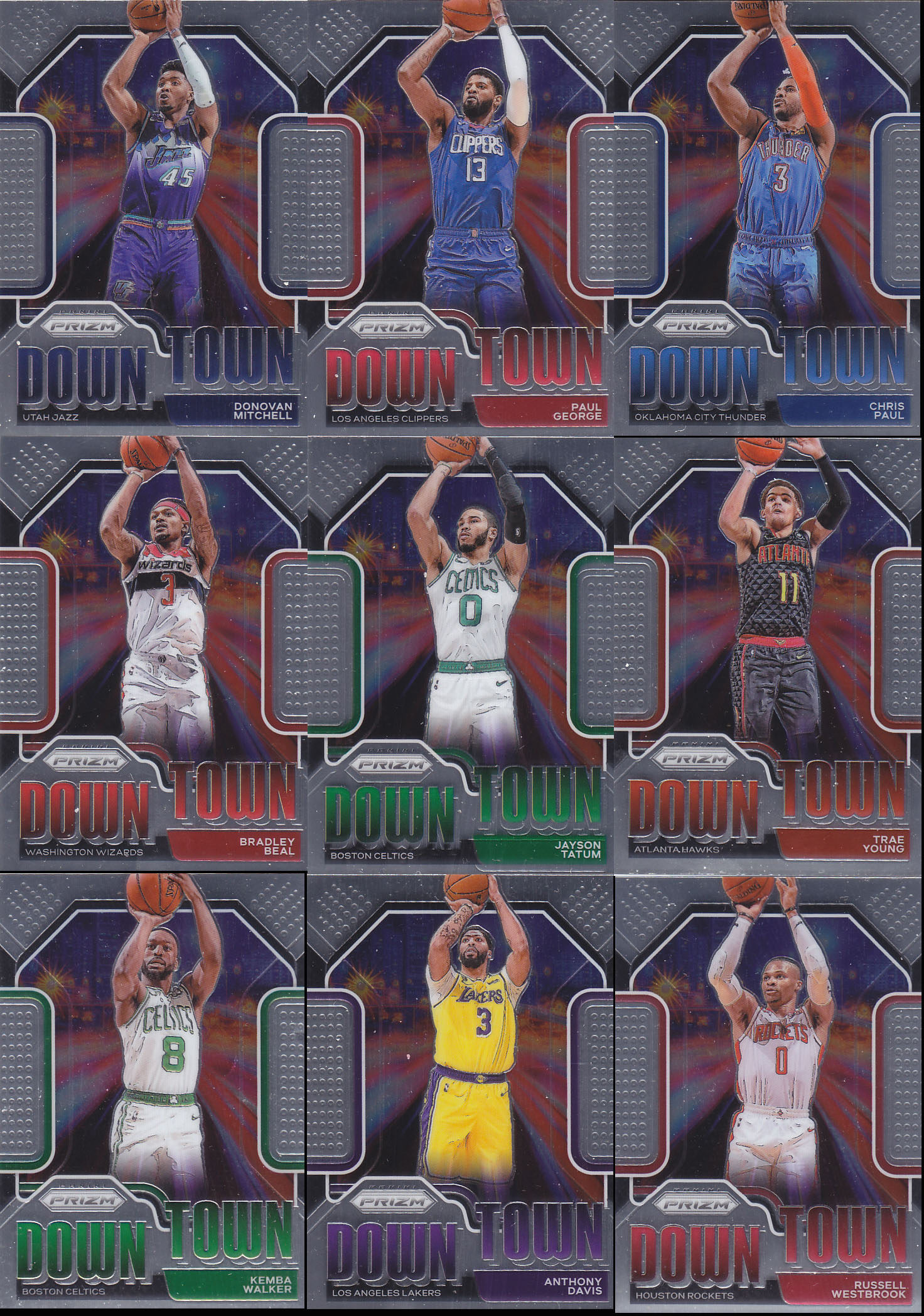 nba帕尼尼球星卡prizm2021