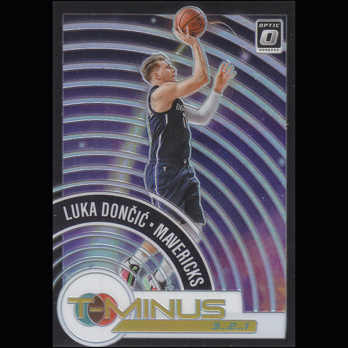 NBA帕尼尼球星卡Optic2021倒计时银折特卡T-Minus凑套#10东契奇