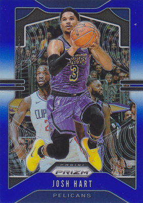 NBA帕尼尼球星卡1920Prizm普卡蓝折射199编凑套240约什-哈特