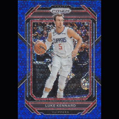NBA球星卡2223Prizm普卡蓝泡泡折射150编凑套#141卢克肯纳德