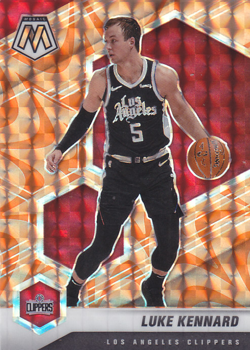 NBA球星卡2021马赛克橙折射凑套#146卢克肯纳德