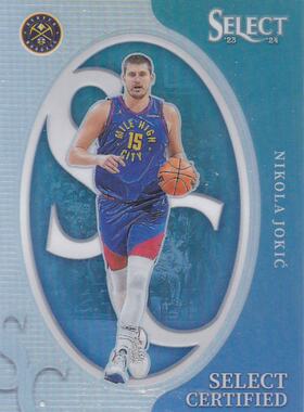NBA球星卡2324Select卫生巾特卡银折凑套#2约基奇