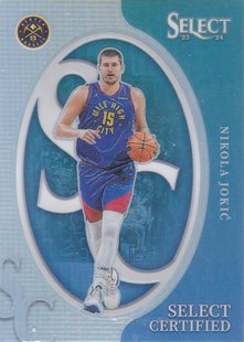 NBA球星卡2324Select卫生巾特卡银折凑套#2约基奇