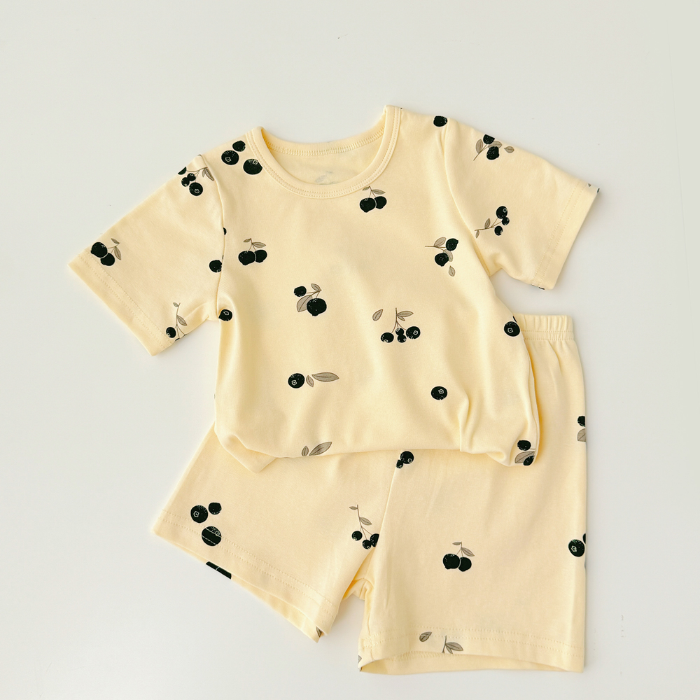 儿童睡衣A类纯棉中小童短袖短裤家居服夏季新款男女童宝宝空调服