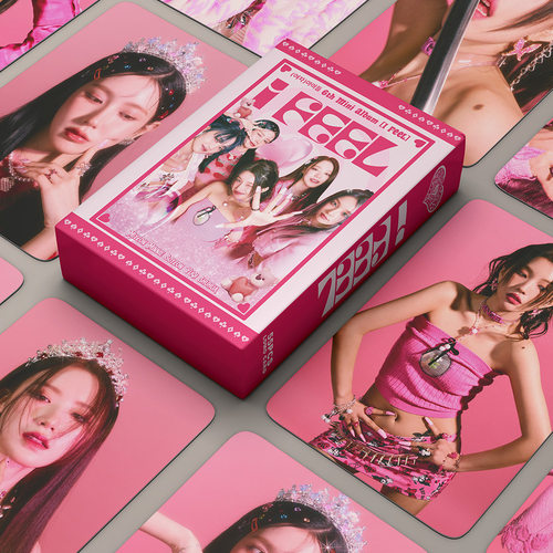 G-IDLE回归专辑IFeel系列小卡55张lomocards韩流收藏卡片同款礼品