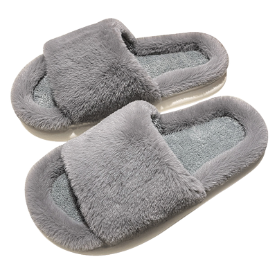 加绒毛毛拖鞋外穿男女同款