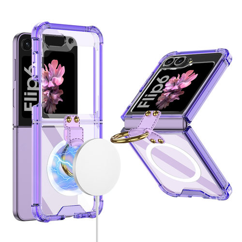 三星Flip5Flip6磁吸指环保护壳