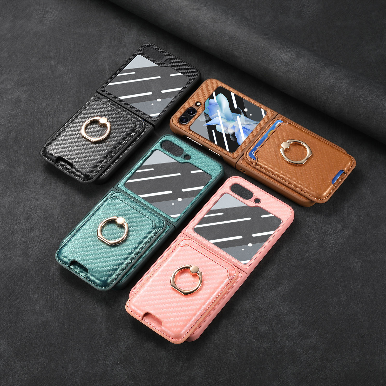 三星Flip6保护壳Flip5磁吸指环