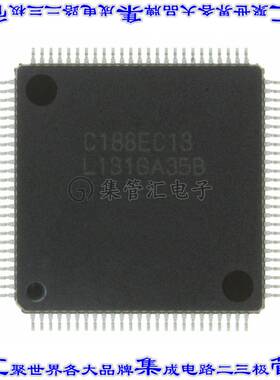 SB80C188EC13 集成电路芯片IC MPU I186 13MHZ 100SQFP