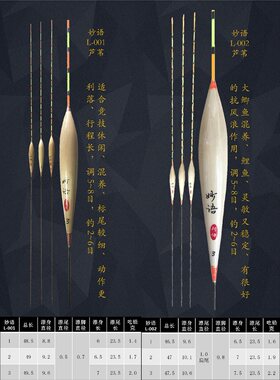 欧美亚钓具阿仲浮漂妙语