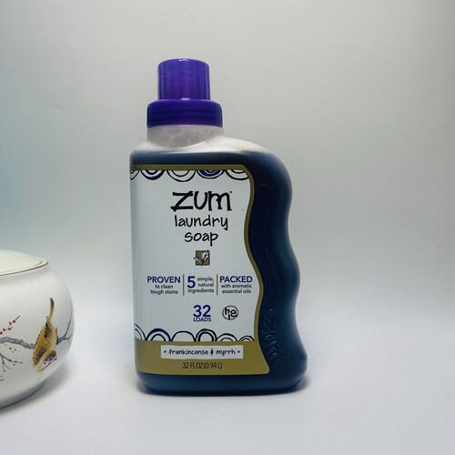 美国zum乳香没药洗衣皂清洁异味