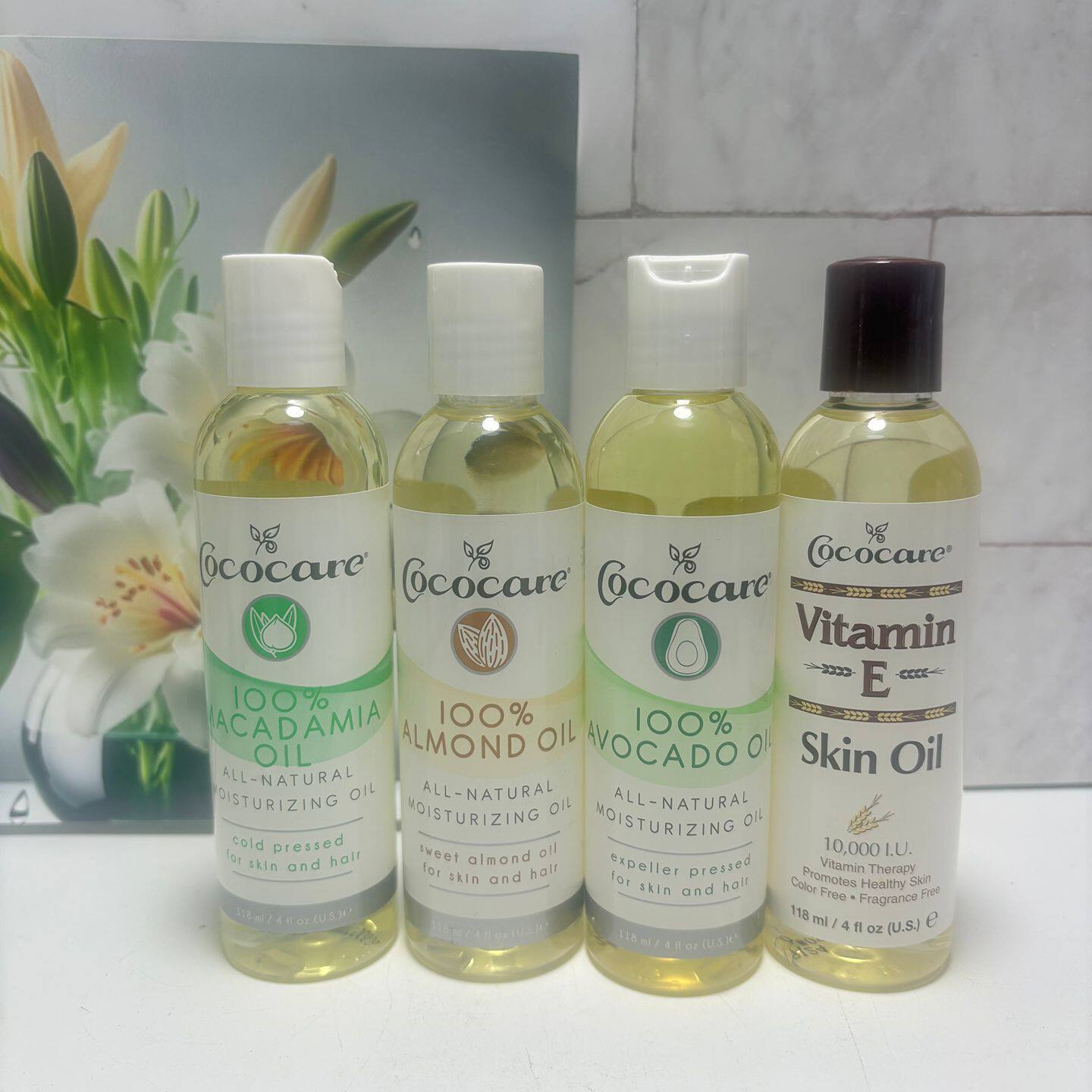 现货美国Cococare天然杏仁油鳄梨油坚果VE油保湿滋润修复干燥118m