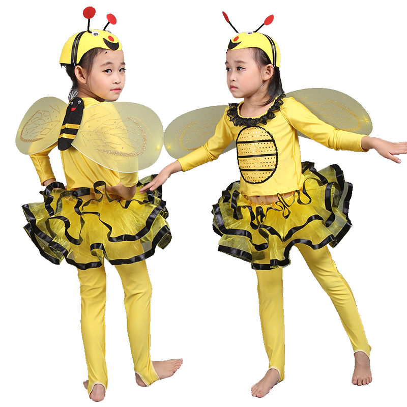 六一卡通风幼儿园蜜蜂纱裙演出服