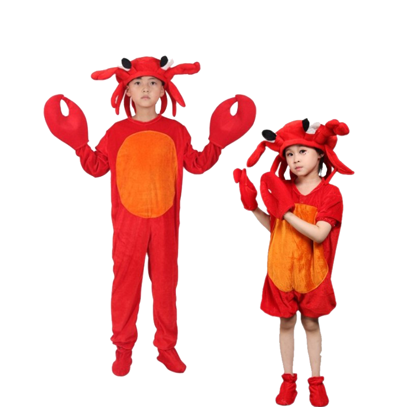 儿童幼儿园海洋动物表演服螃蟹