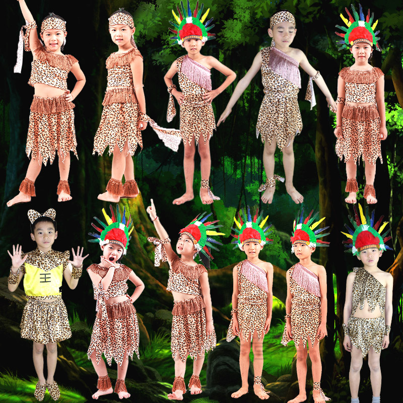 猎人大王叫我来巡山印第安演出服