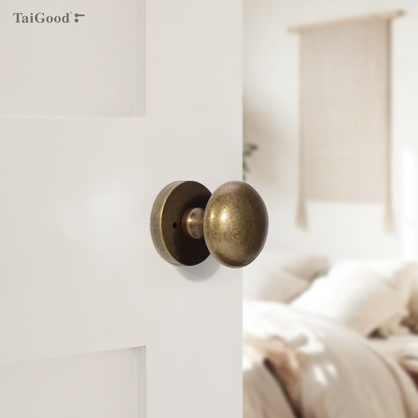 世连泰好纯铜室内房门锁