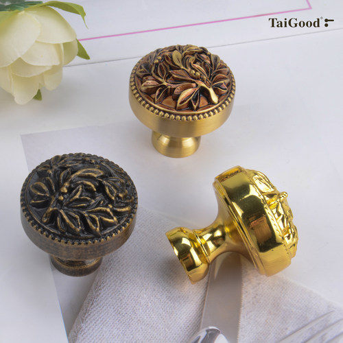 世连泰好黄铜单孔抽屉衣柜门拉手