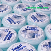 澡蓝蛋白酸奶 滑滑滴质感白露slime手工泥解压玩具 油润酸奶碗碗