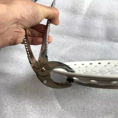 新品尚蒸鼎蒸汽锅玉锅宴海鲜蒸汽火锅桑拿菜陶瓷蒸盘蒸片蒸碟夹子
