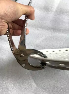 海鲜陶瓷夹子蒸盘新品