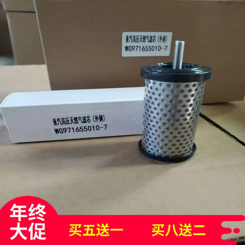 适用重汽豪沃豪瀚CNG燃气高压滤清器德龙大运解放欧曼天然气滤芯