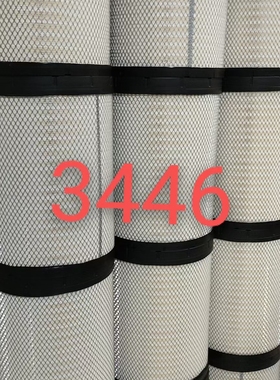 k3446pu空滤芯适配新款东风天龙旗舰560马力520空气滤清器AA90156