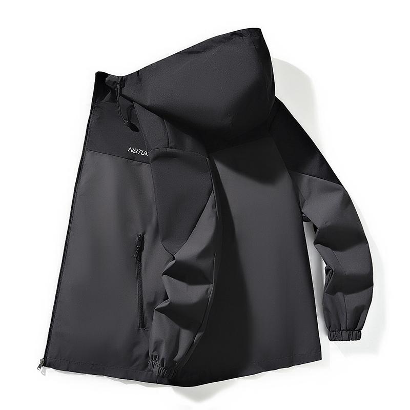 春秋季男士休闲潮流连帽夹克上衣