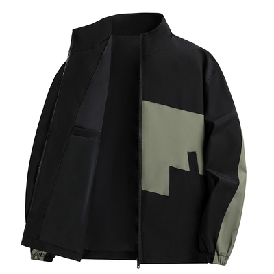 春秋男士外套潮流休闲立领夹克男