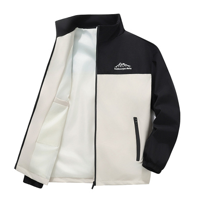 春秋男士外套潮流运动立领夹克男